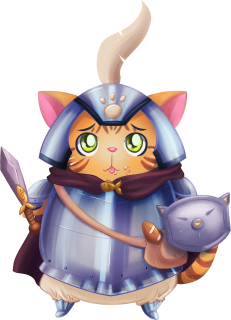 Sir Lukas, a Starsz Stronghold mascot